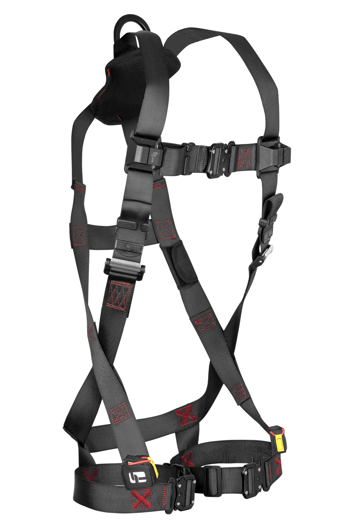 FallTech 8141 FT-Iron 1D Standard Non-Belted Full Body Harness, Quick Connect Buckle Leg Adjustment (each)