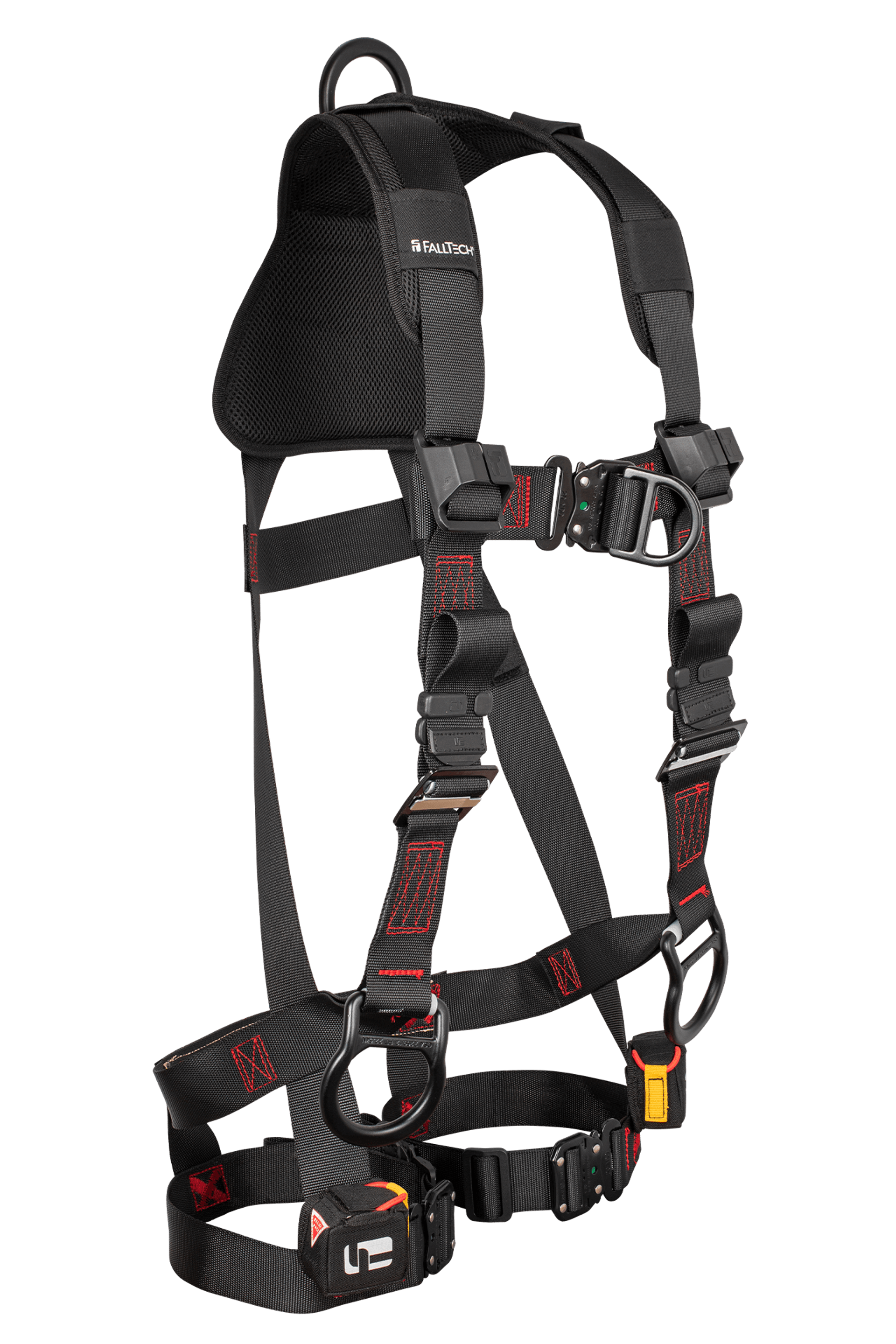 FallTech 8142FDQC FT-Iron 3D+FD Climbing Non-Belted Full Body Harness ...