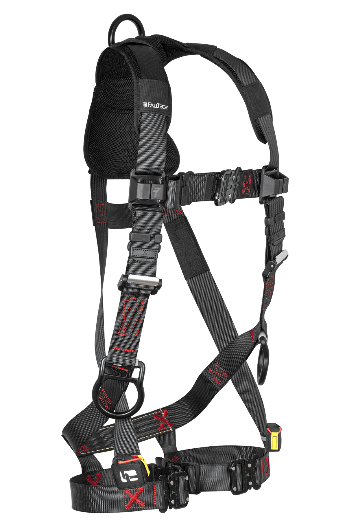 FallTech 8142QC FT-Iron 3D Standard Non-belted Full Body Harness, Quick Connect Buckle Leg Adjustment (each)