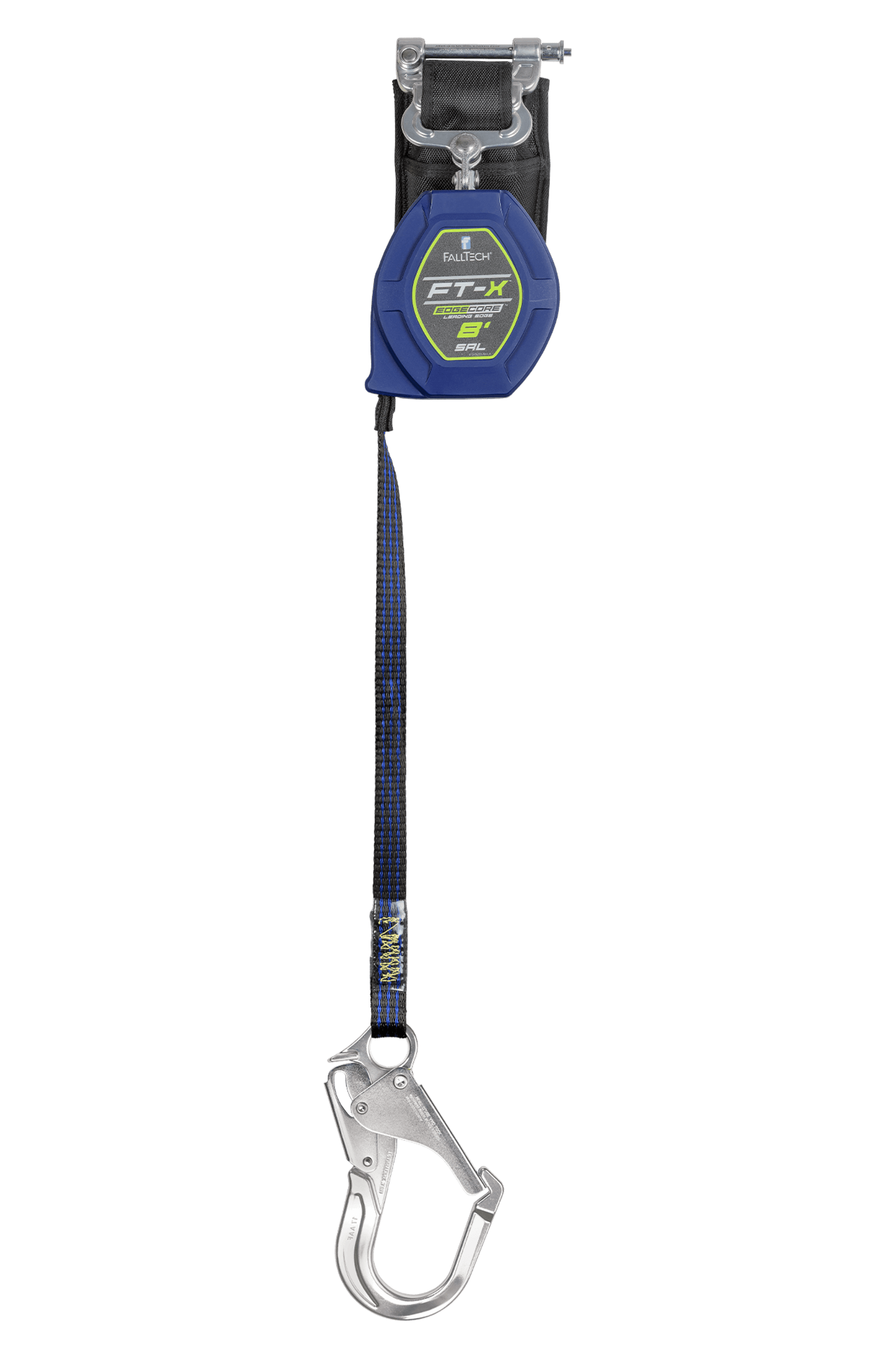 Falltech Sala FallTech 84108SP5 8' FT-X EdgeCore Class 2 Leading Edge Personal SRL-P ...