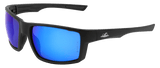 Global Glove & Safety Sawfish™ Blue Mirror Performance Fog Technology Lens, Matte Black Frame