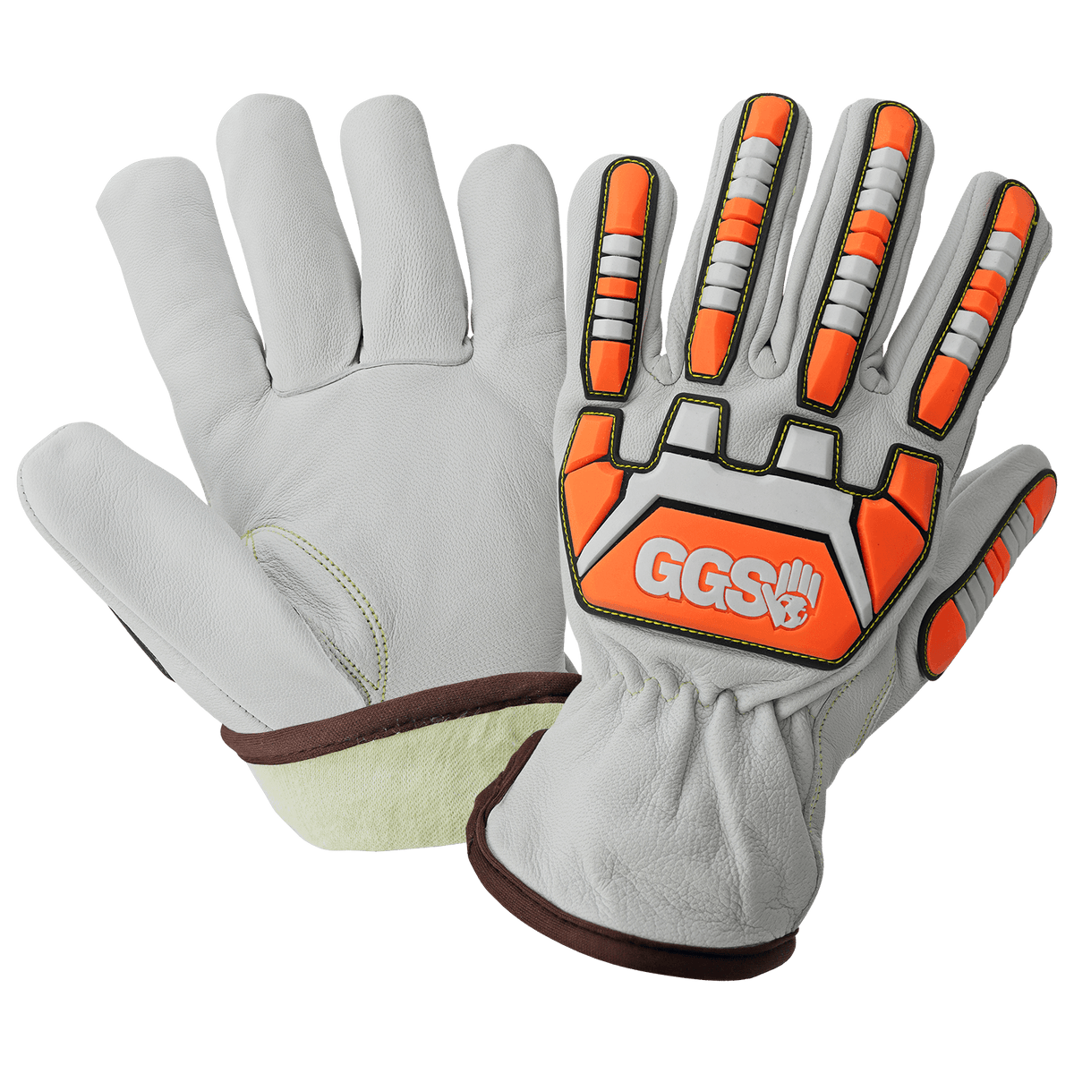 Global Glove & Safety CIA7000 Goatskin Leather Drivers Gloves with Heat Resistant Aralene Liner, Impact, Cut A6