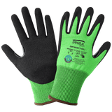 Global Glove & Safety CR799XFT Samurai Glove High Vis, 18 Gauge, Nitrile Coated, Touch Screen, Cut A7