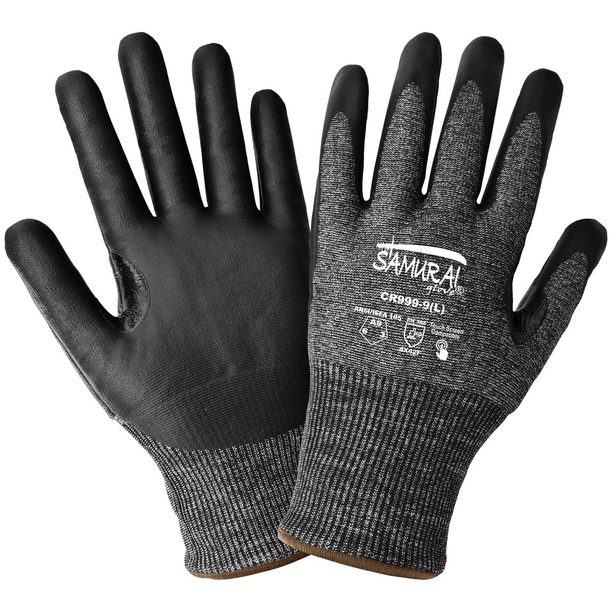 Global Glove & Safety CR999 Samurai Glove Tuffalene UHMWPE Reinforced Touch Screen, Cut A9