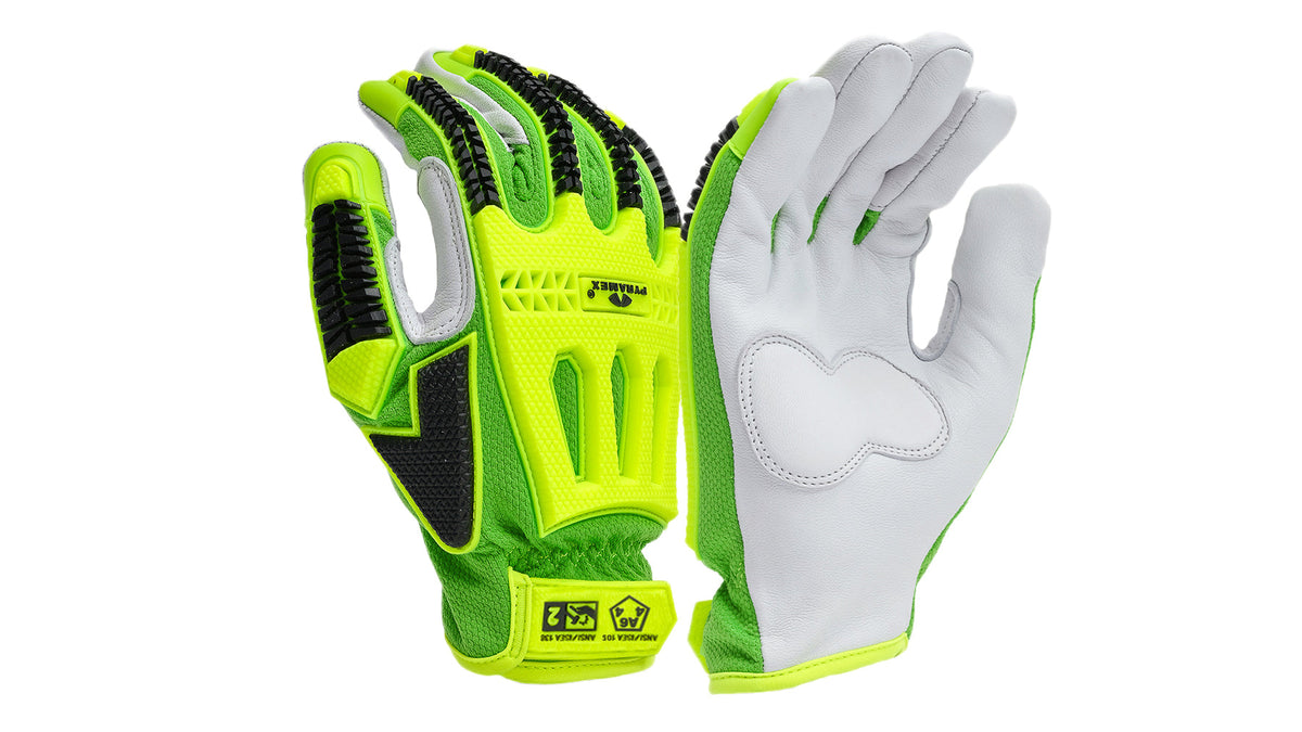 Pyramex GL3012CB Premium Goatskin Driver Para-Aramid Impact 2, Cut A6