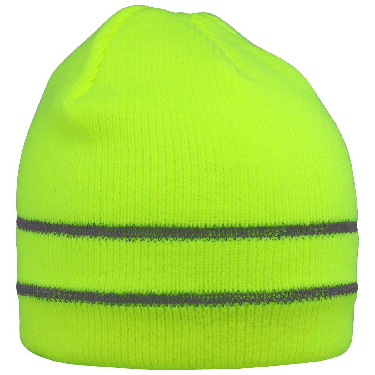 Global Glove & Safety GLO-H6 FrogWear Hi Vis Dual Layer Low Temp Beanie Hat, Dual Reflective Stripes