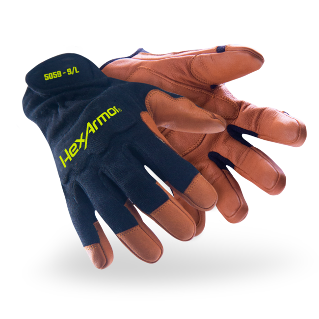 HexArmor 5059 HeatArmor, Welding Glove, Goatskin Leather, Cut A4