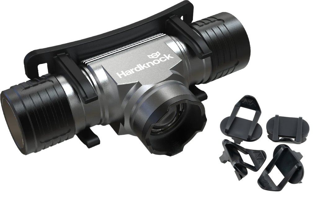 Hardknock Headlamp Kit for FullBrim Resolve Helmets