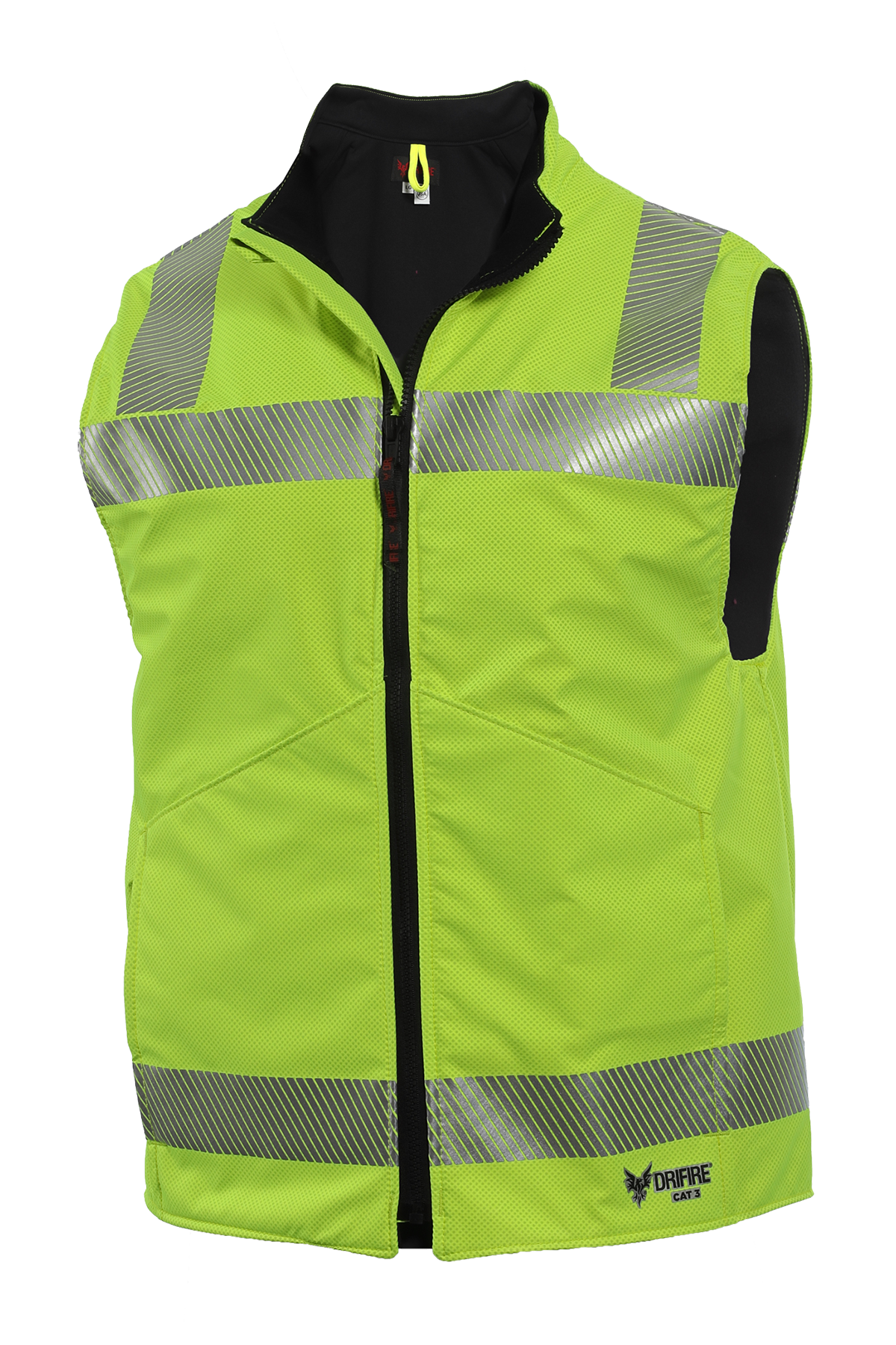 National Safety Apparel DriFire IA FR Fleece Lined Vest, Class 2, 30 cal/cm²