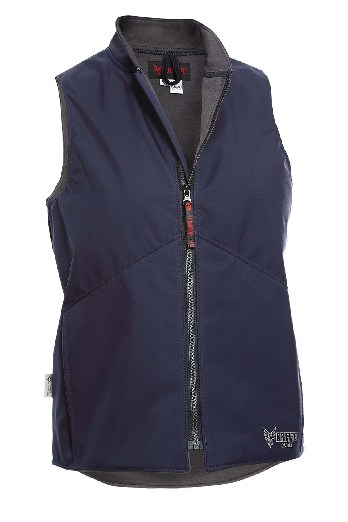 National Safety Apparel Drifire IA Womens FR Fleece Lined Vest, 30 cal/cm²