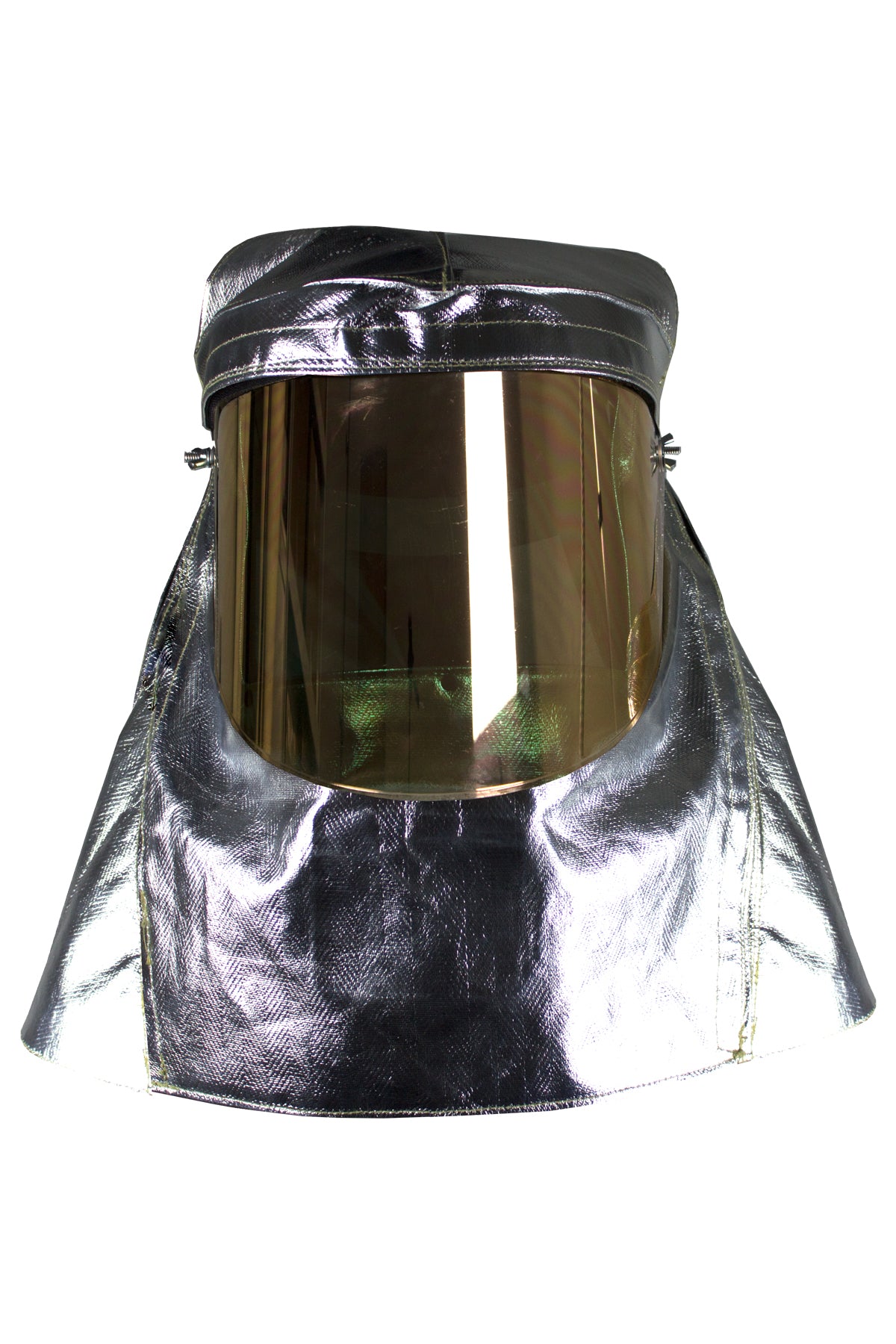 National Safety Apparel Carbon Armour Silvers 11 oz Aluminized OPF Blend Ripstop Deluxe Hood