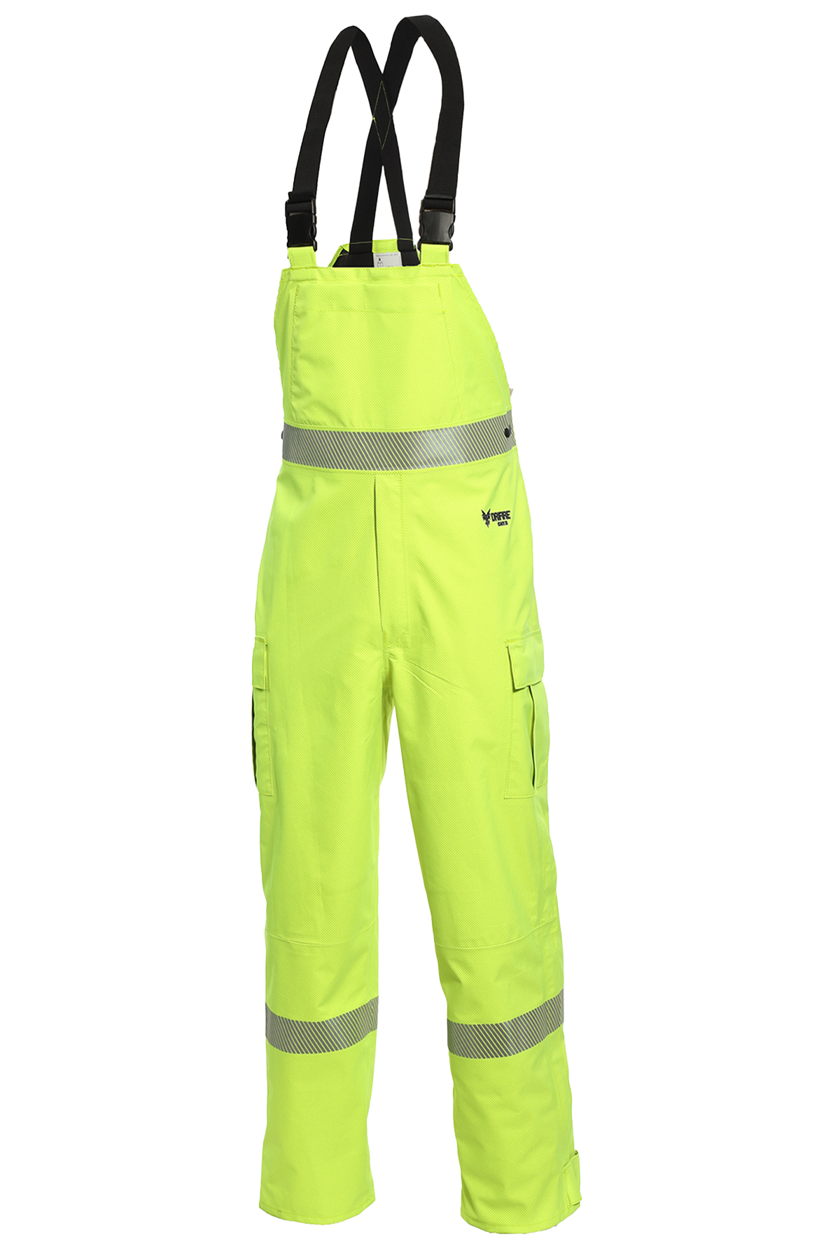 National Safety Apparel Drifire HYDROFlash Hi Vis FR Rain Bib, Class E