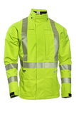 National Safety Apparel Drifire HYDROFlash Hi Vis FR Rain Jacket, Class 3