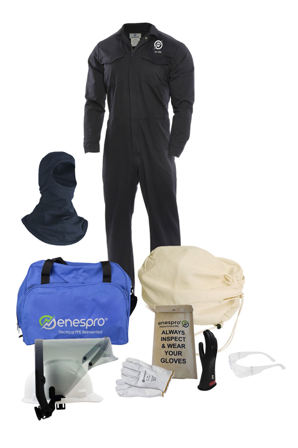 National Safety Apparel Enespro 12 Cal ArcGuard Arc Flash Kit, 12 cal/cm²