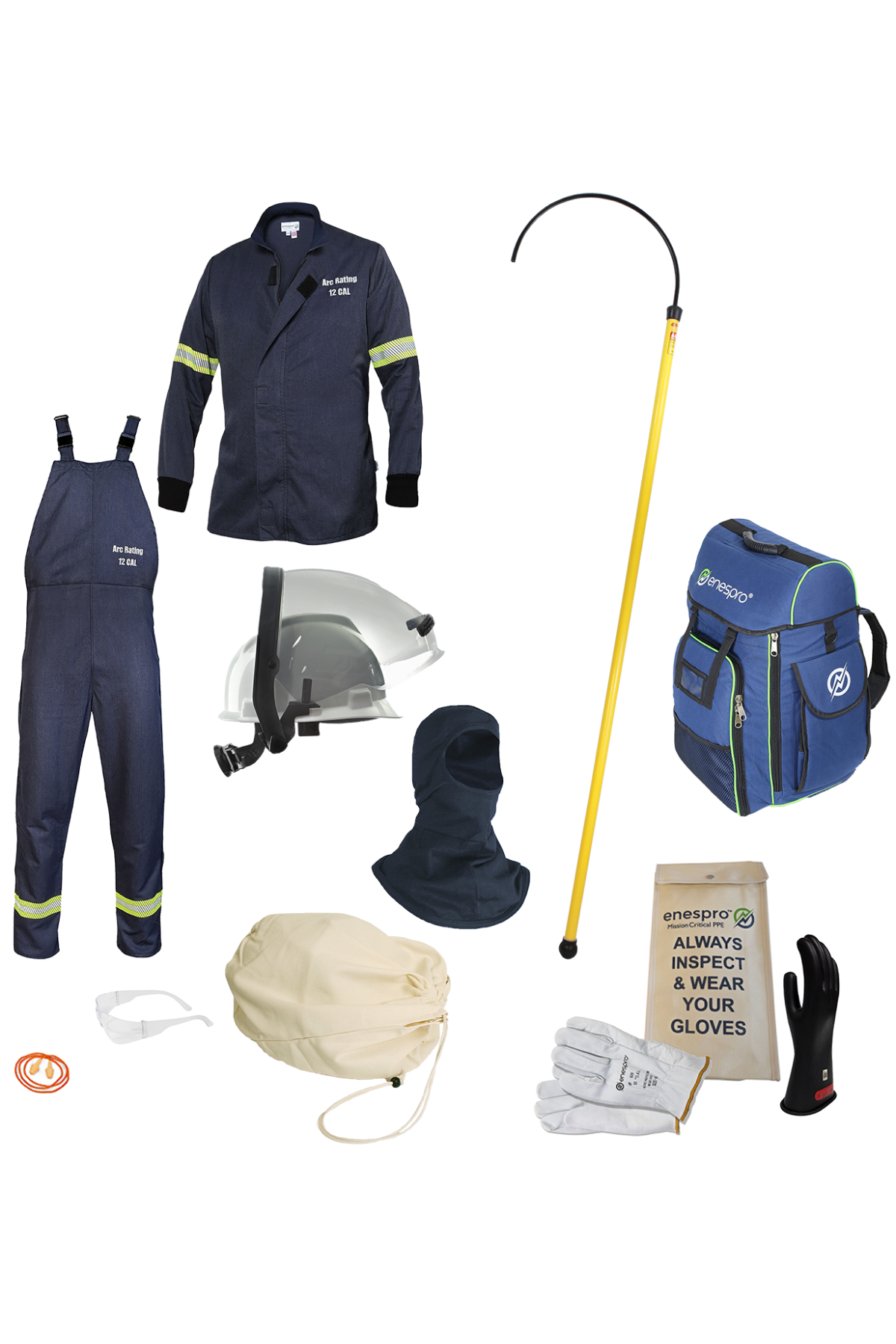 National Safety Apparel KTEV-12JBA Enespro 12 Cal Premium EV Hazard Protection Kit