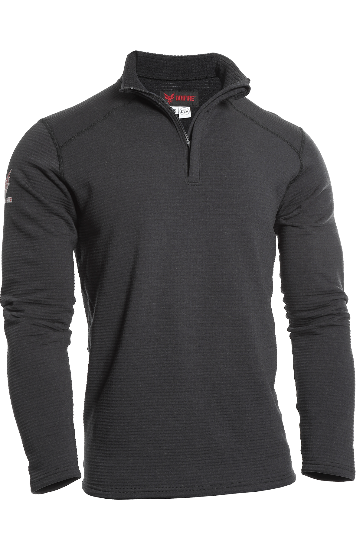 National Safety Apparel Drifire Power Grid FR Fleece Qtr Zip, 20 cal/cm²