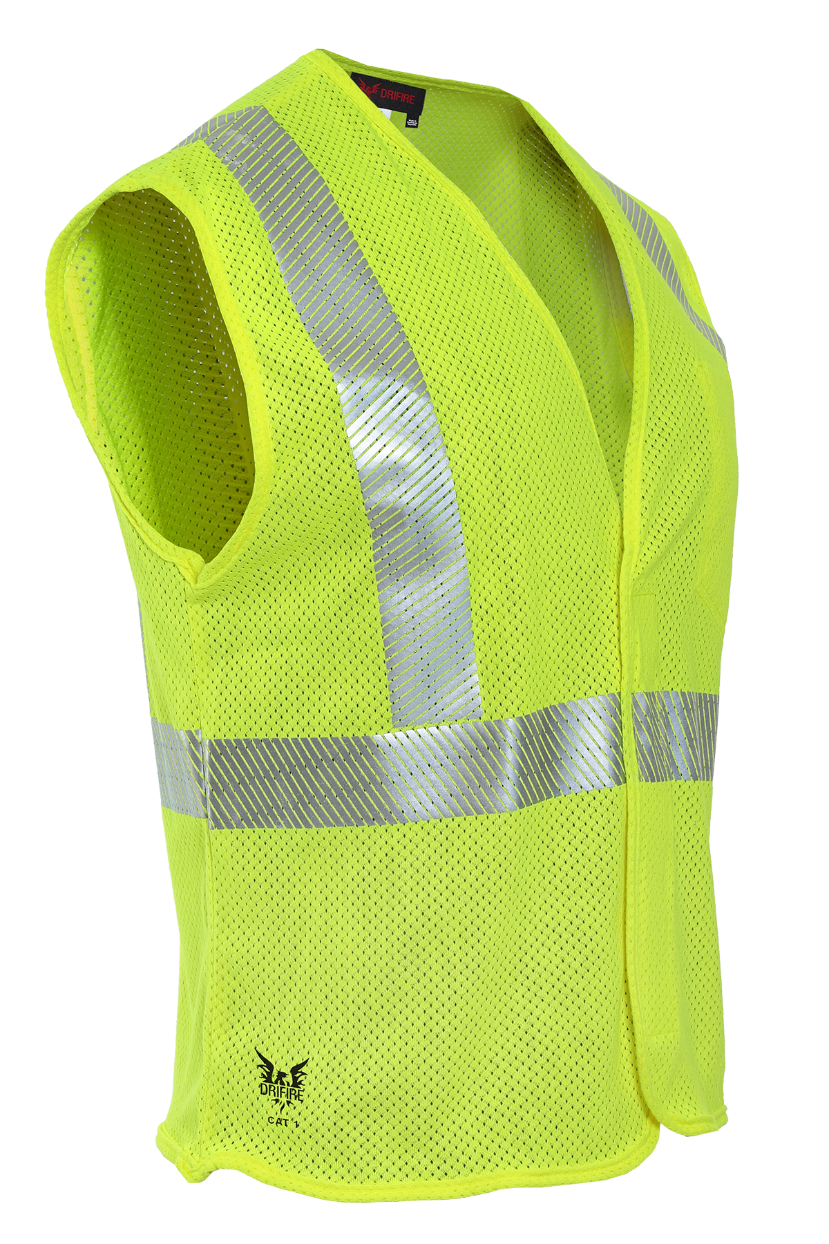 National Safety Apparel Drifire FR Hi Vis Mesh Vest, Class 2, 4.6 cal/cm²