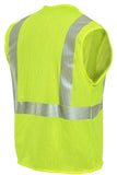 National Safety Apparel Drifire FR Hi Vis Mesh Vest Zip Front, Class 2, 4.6 cal/cm²