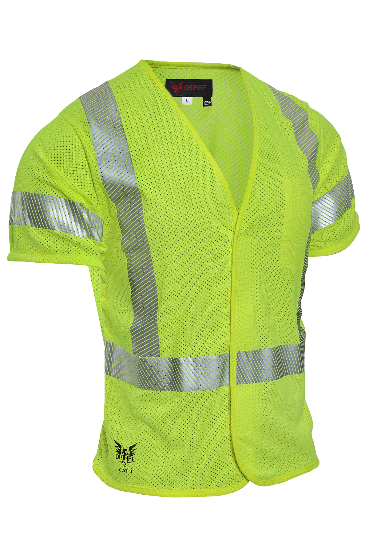 National Safety Apparel Drifire FR Hi Vis Mesh Vest, Class 3, 4.6 cal/cm²