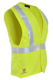 National Safety Apparel Drifire FR Hi Vis Twill Contractor Vest, Class 2, 8.9 cal/cm²