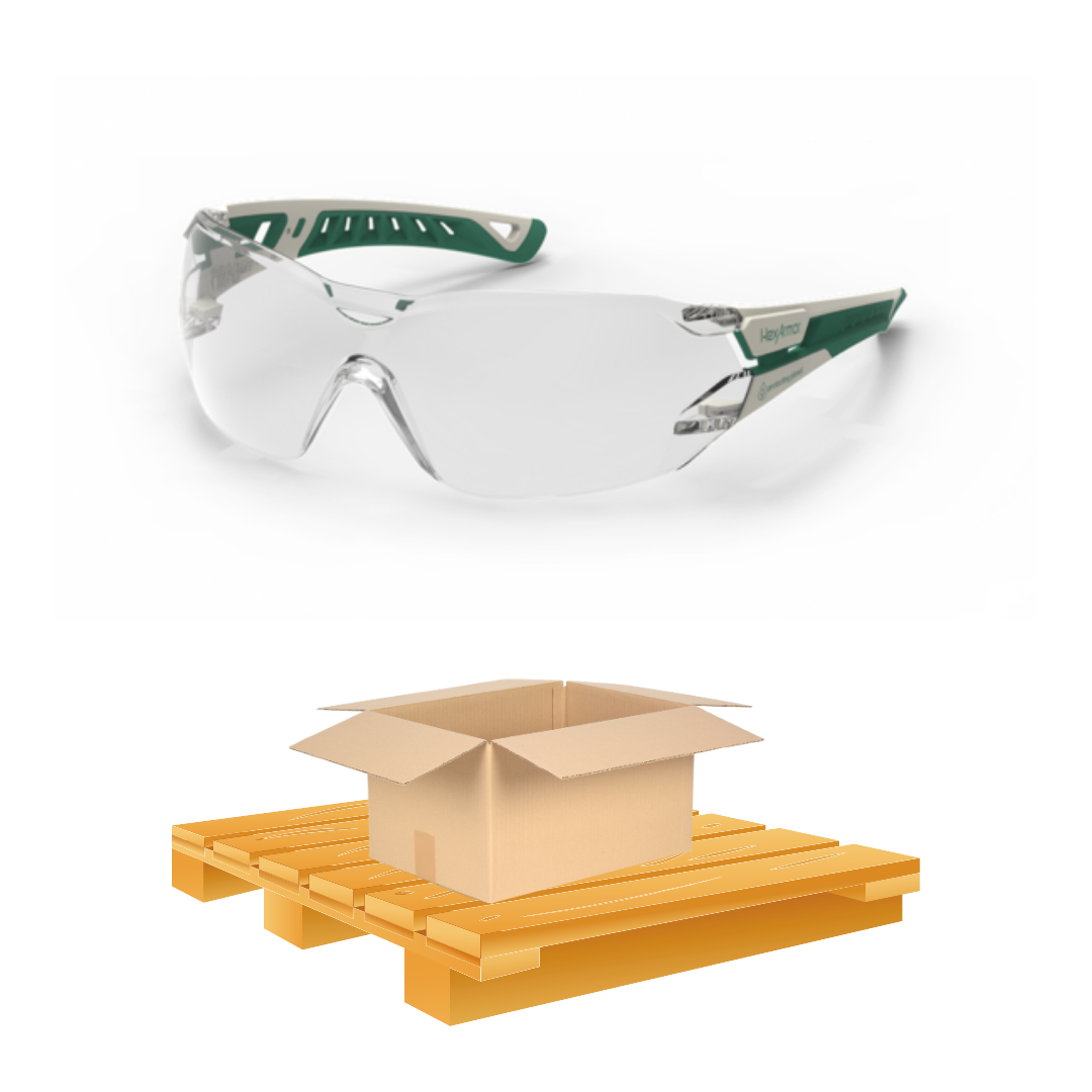 BULK HexArmor 11-34001-02PLNT MX225 Planet Series, Clear Lens, Anti Fog (400 pairs)