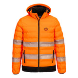 Portwest S548 Hi Vis Ultrasonic Heated Tunnel Jacket