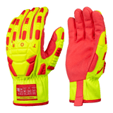 GGS Skytec SKG00054E Torq™ Strike EC High Dextrous, Synthetic Leather Palm, Water Repellent Shell, Impact 2, Cut A6