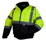 Pyramex RJ32 Bomber Jacket, Waterproof, Quilted Lining, Class 3
