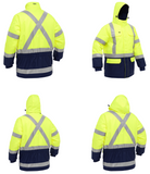 PIP Bisley Extreme Cold Jacket, X Back, Navy Bottom, Class 3