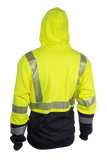 National Safety Apparel Drifire FR Hybrid Deluxe Lined Zip Front Hoodie, Class 3, 34 cal/cm²