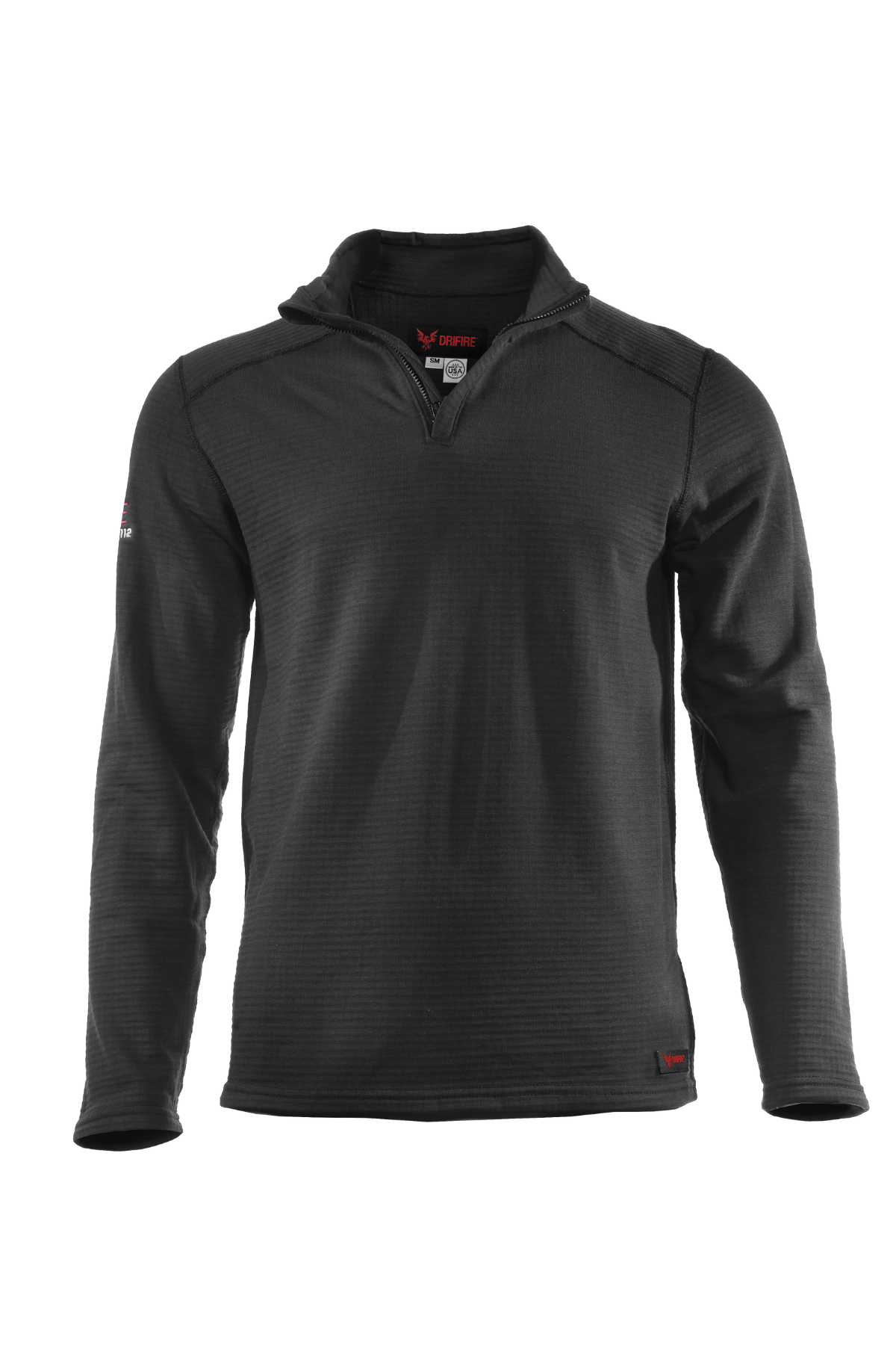 National Safety Apparel Drifire Power Grid FR Fleece Qtr Zip, 20 cal/cm²