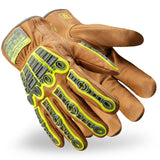 HexArmor 5071IMP Chrome SLT Premium Oil Resistant Leather, Impact, Cut A4, 40 Cal/cm2