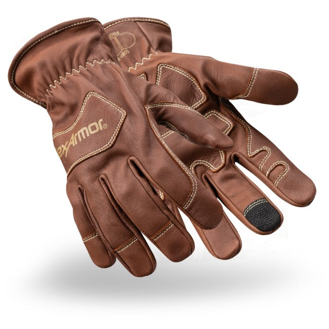 HexArmor 5081 Chrome SLT Lined Utility Leather Work Glove, Cut A4, 68 cal/cm2