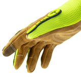 HexArmor 4091IMP Chrome Series® with IronHide Leather Palm, Impact 2, Cut A8