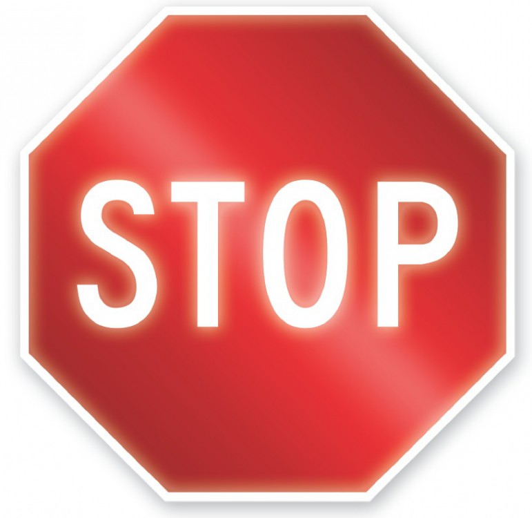 Accuform Stop Sign, Reflective Aluminum Engineer Grade Prismatic