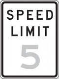 Accuform Speed Limit
