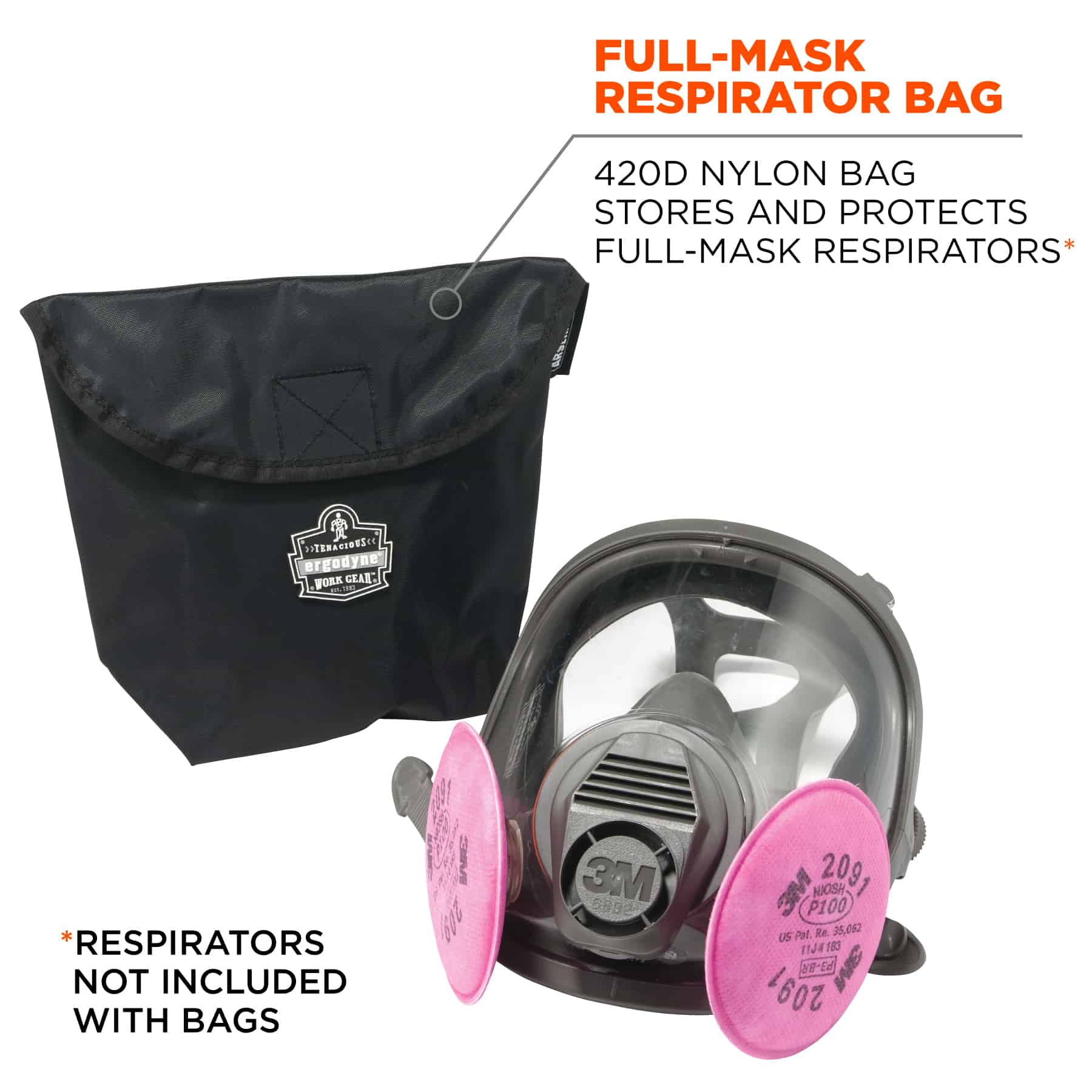 Ergodyne Arsenal® 5181 Respirator Pack - Full Mask (each)