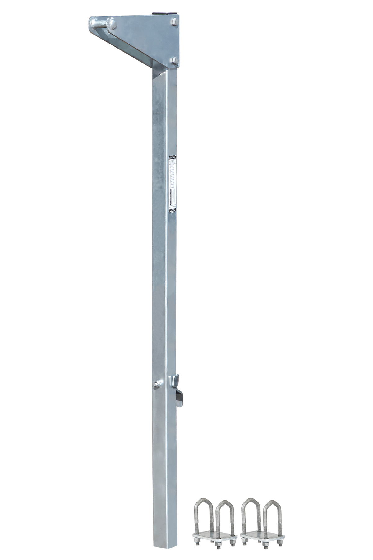 FallTech 5' Bolt-on Ladder Stanchion Anchor with 12" Overhead Offset