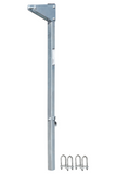 FallTech 10' Bolt-on Ladder Stanchion Anchor with 12" Overhead Offset