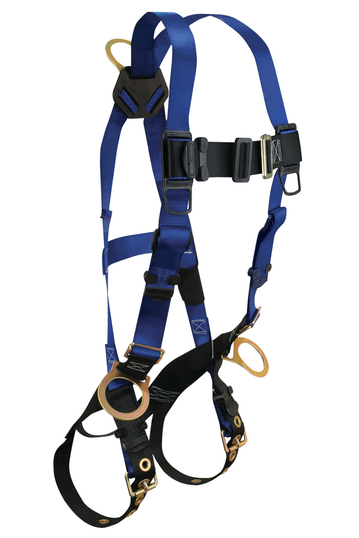 FallTech 7018 Contractor 3D Standard Non-belted Full Body Harness, Tongue Buckle Leg Adjustment (each)