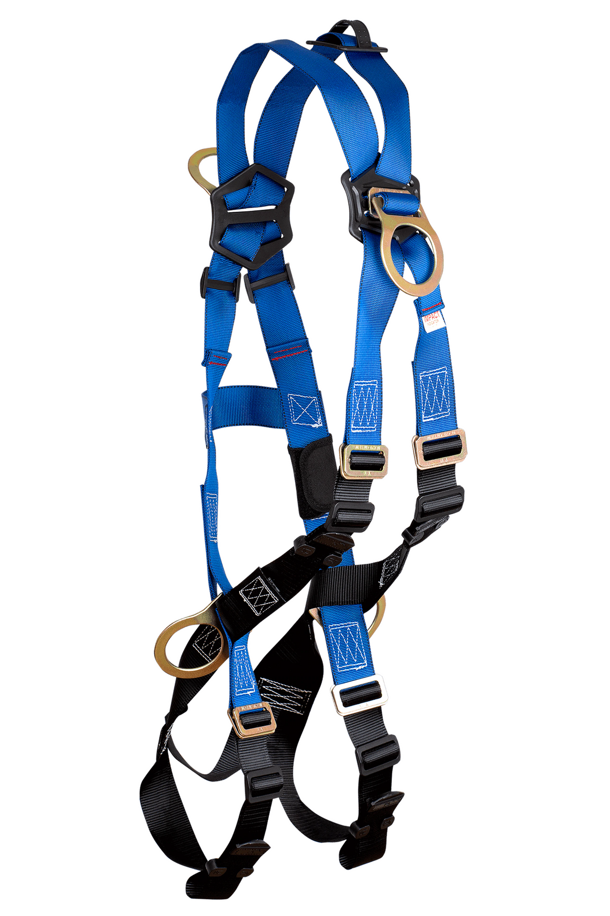 FallTech 7019B Contractor 4D Cross-over Climbing Full Body Harness (each)