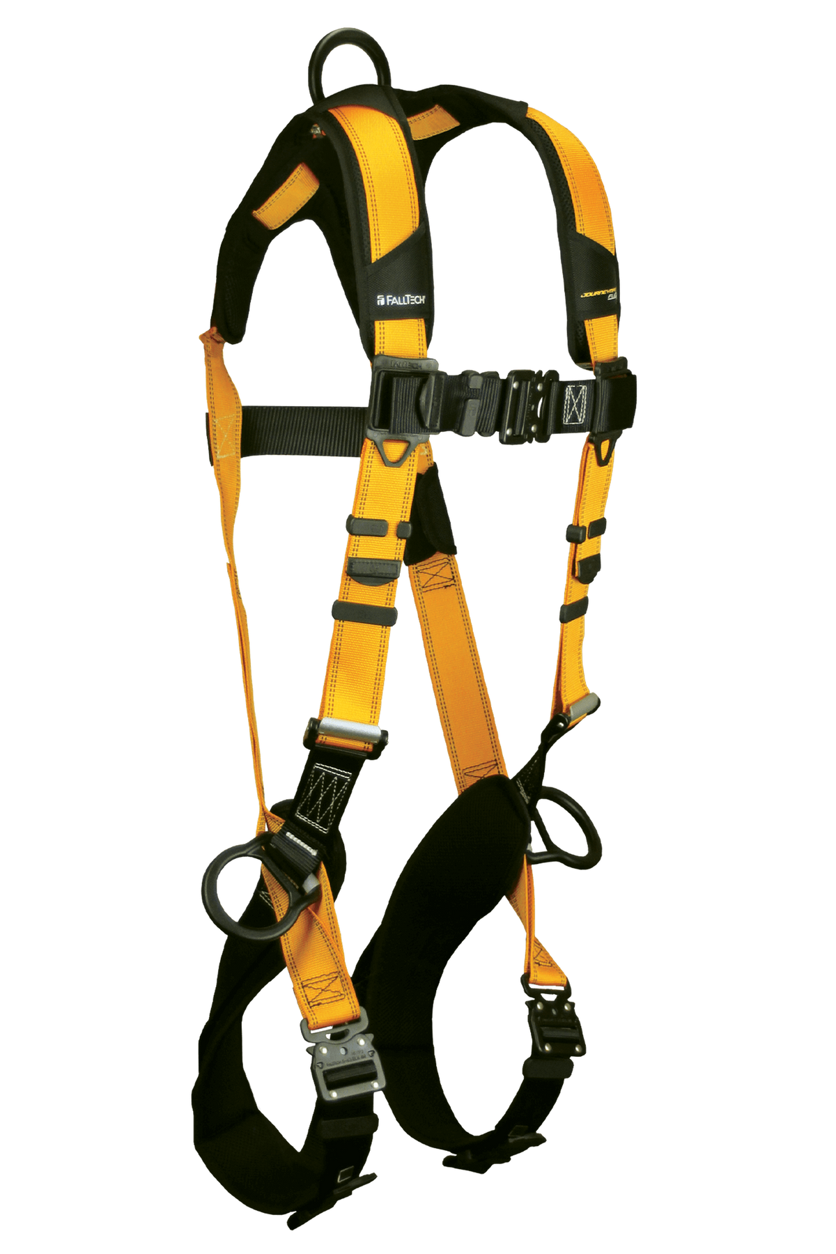 FallTech 7023BQC Journeyman Flex® Aluminum 3D Standard Non-belted Full Body Harness (each)