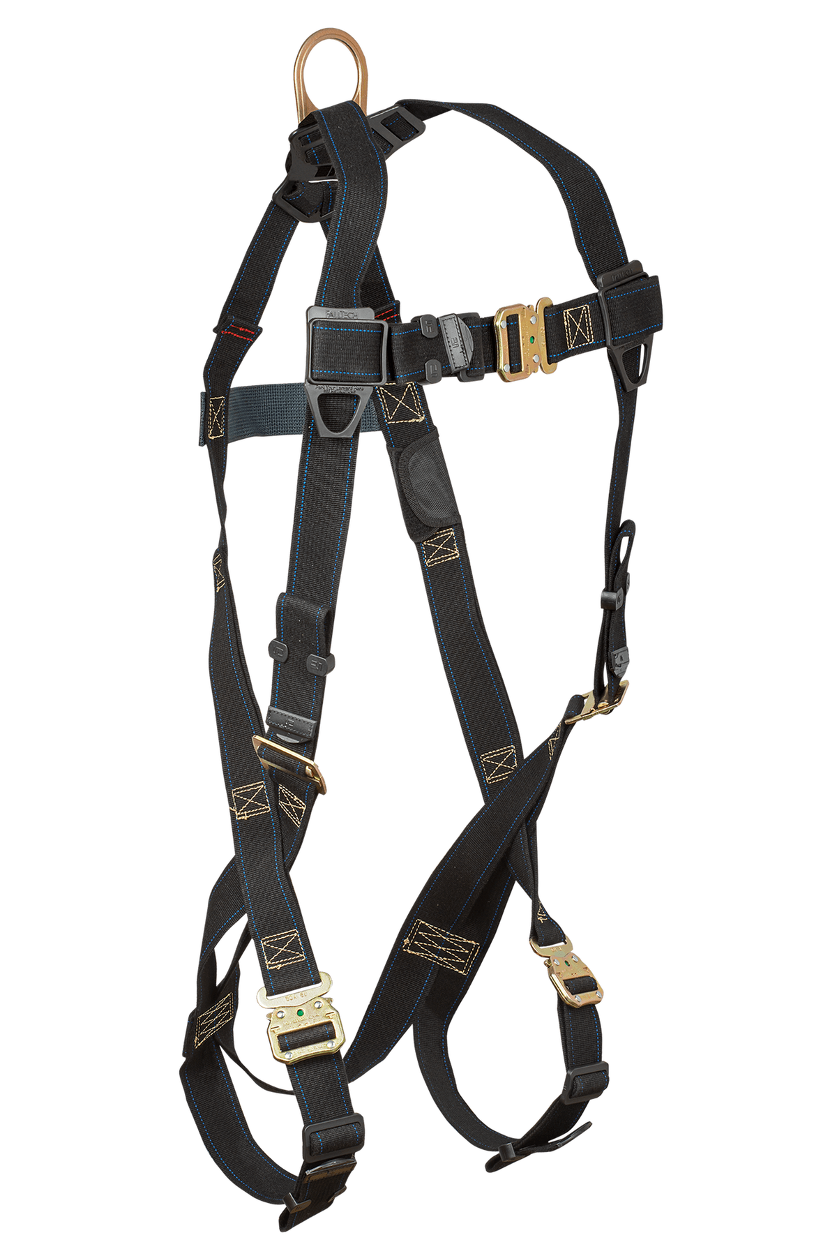 FallTech 7038QC WeldTech® 1D Standard Non-belted Full Body Harness, Quick Connect Adjustment (each)