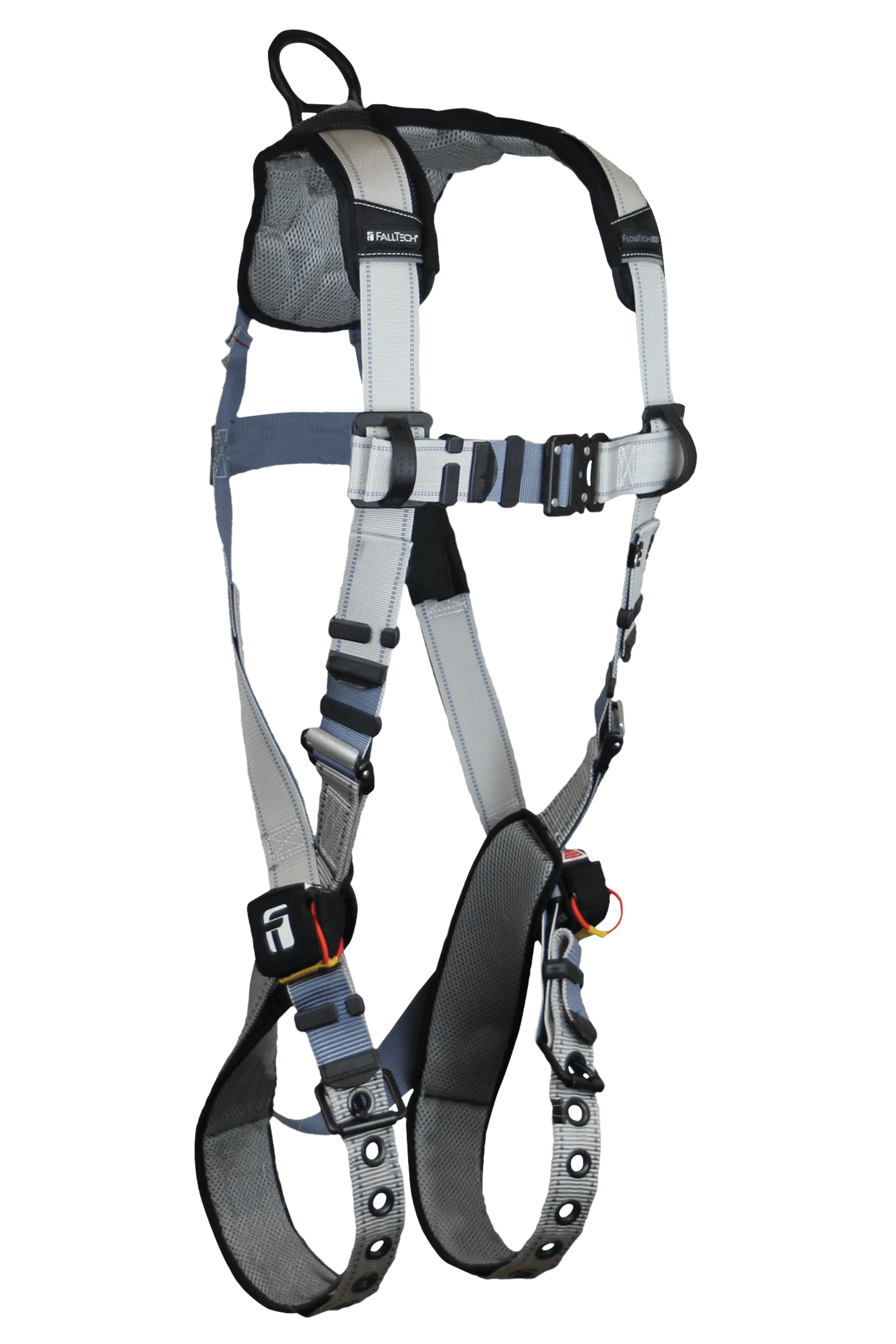 FallTech 7086BR FlowTech LTE® 1D Standard Non-belted Full Body Harness, Tongue Buckle Leg Adjustment, Suspension Trauma Relief System (each)