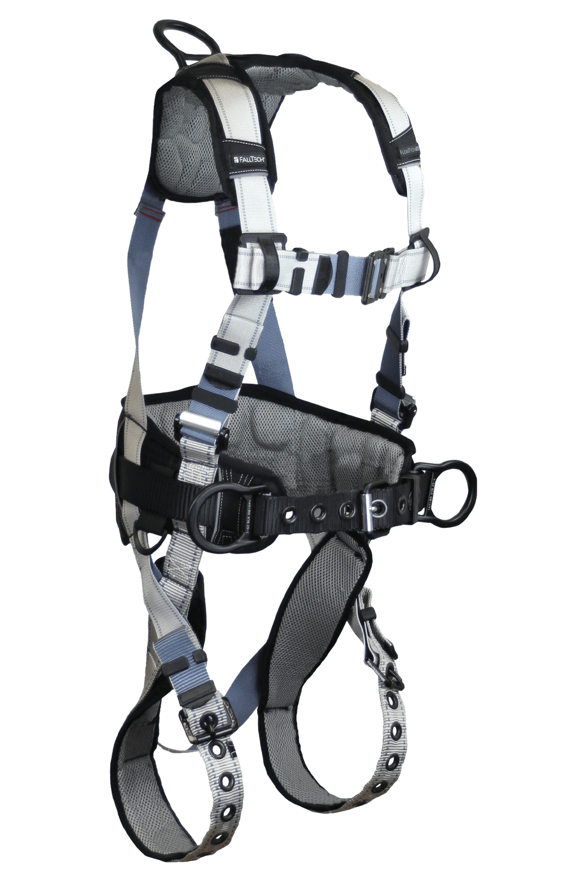 FallTech 7088B FlowTech LTE® 3D Construction Belted Full Body Harness, Tongue Buckle Leg Adjustment (each)