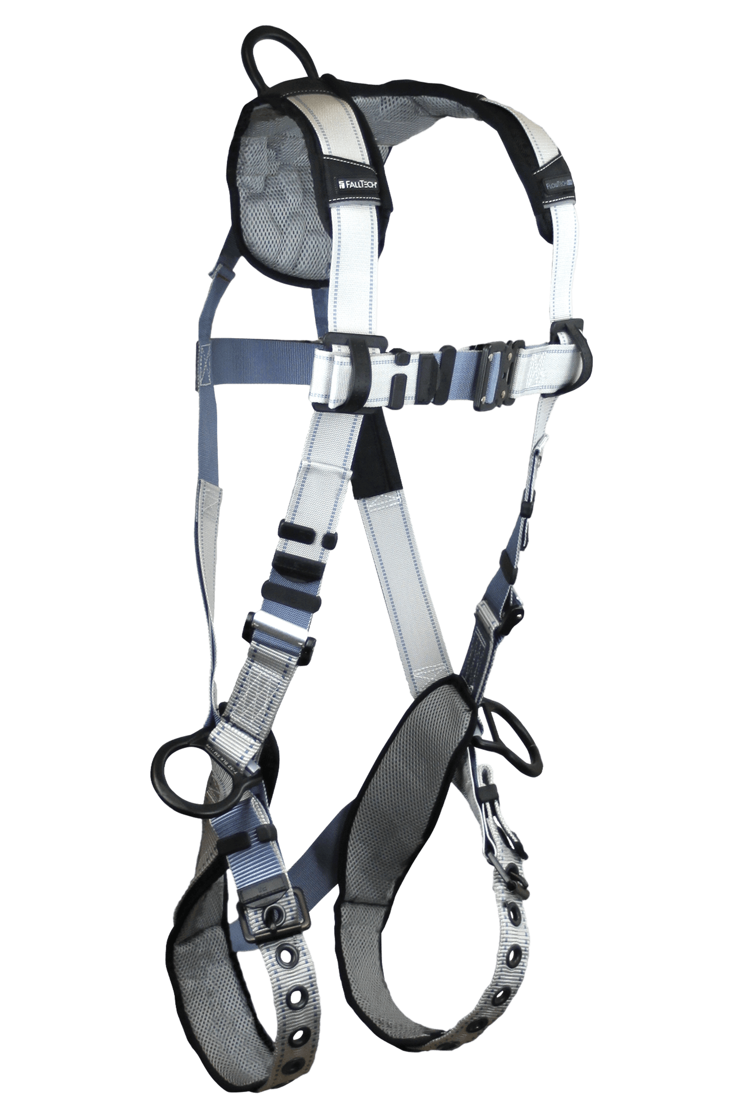 FallTech 7093B FlowTech LTE® 3D Standard Non-belted Full Body Harness, Tongue Buckle Leg Adjustment