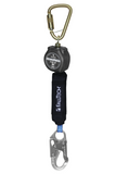 FallTech 72706SB1 6' Mini Personal SRL with Steel Snap Hook, Includes Steel Dorsal Connecting Carabiner (each)