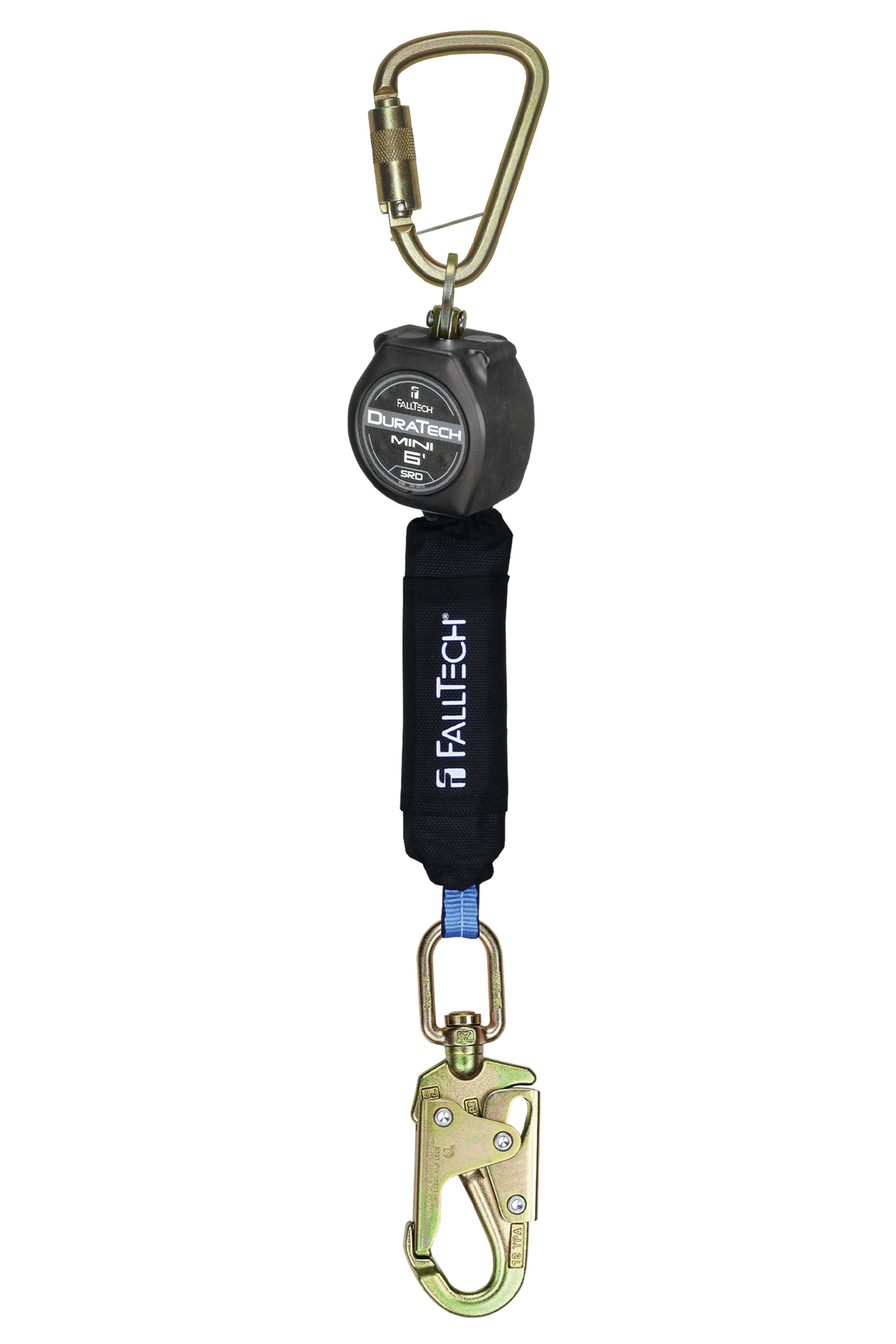 FallTech 72706SB2 6' Mini Personal SRL with Steel Swivel Snap Hook (each)