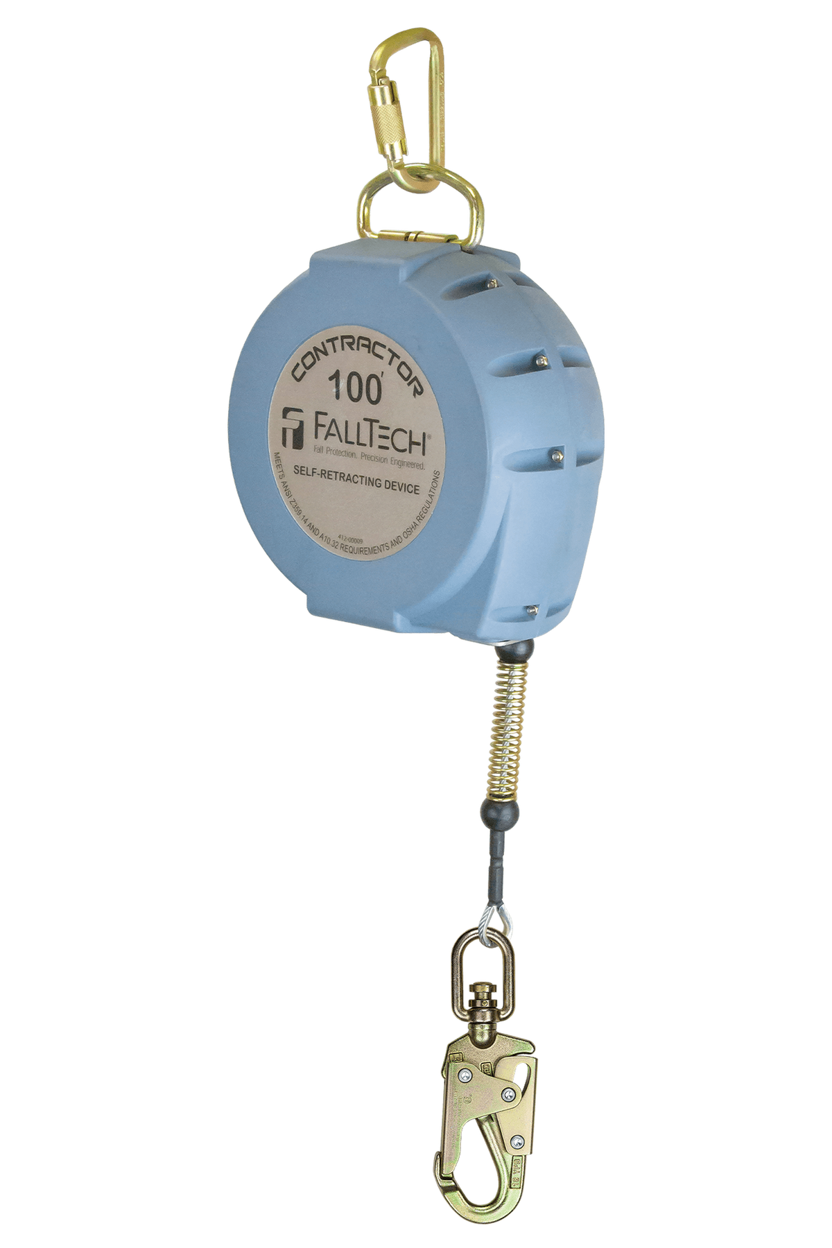 FallTech 7276100 FallTech® Contractor SRL with 100' Galvanized Cable and Anchorage Carabiner (each)