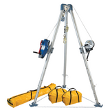 FallTech 11' Confined Space Tripod System, 60' Steel SRL-R and Personnel Winch